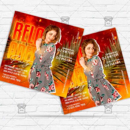 Reloaded Night - Flyer PSD Template