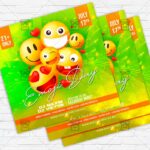 World Emoji Day - Flyer PSD Template