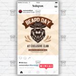 Beard Day - Flyer PSD Template