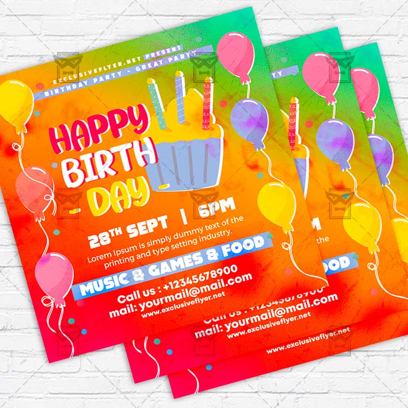 birthday_kids_party-premium-instagramflyer-template-1.jpg Birthday Kids Party - Flyer PSD Template