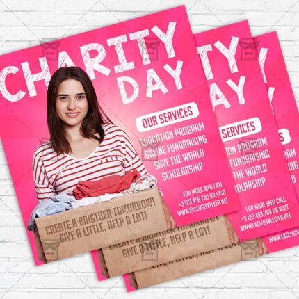 Charity Day - Flyer PSD Template