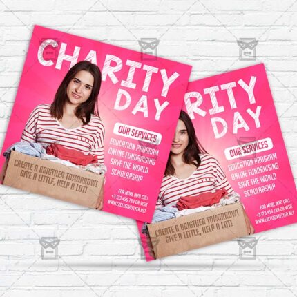Charity Day - Flyer PSD Template