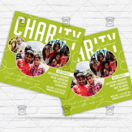 Charity Weekend - Flyer PSD Template