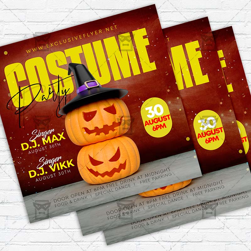 costume_party-instagramflyer-template-1.jpg Costume Party - Flyer PSD Template