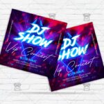 Dj Show - Flyer PSD Template