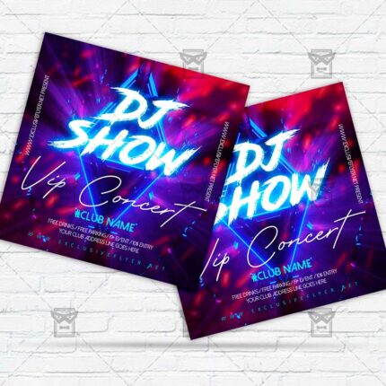 Dj Show - Flyer PSD Template