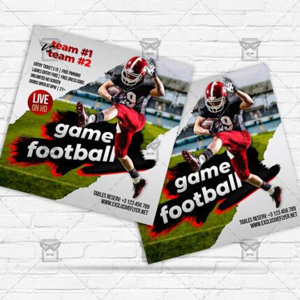 Football Game - Flyer PSD Template