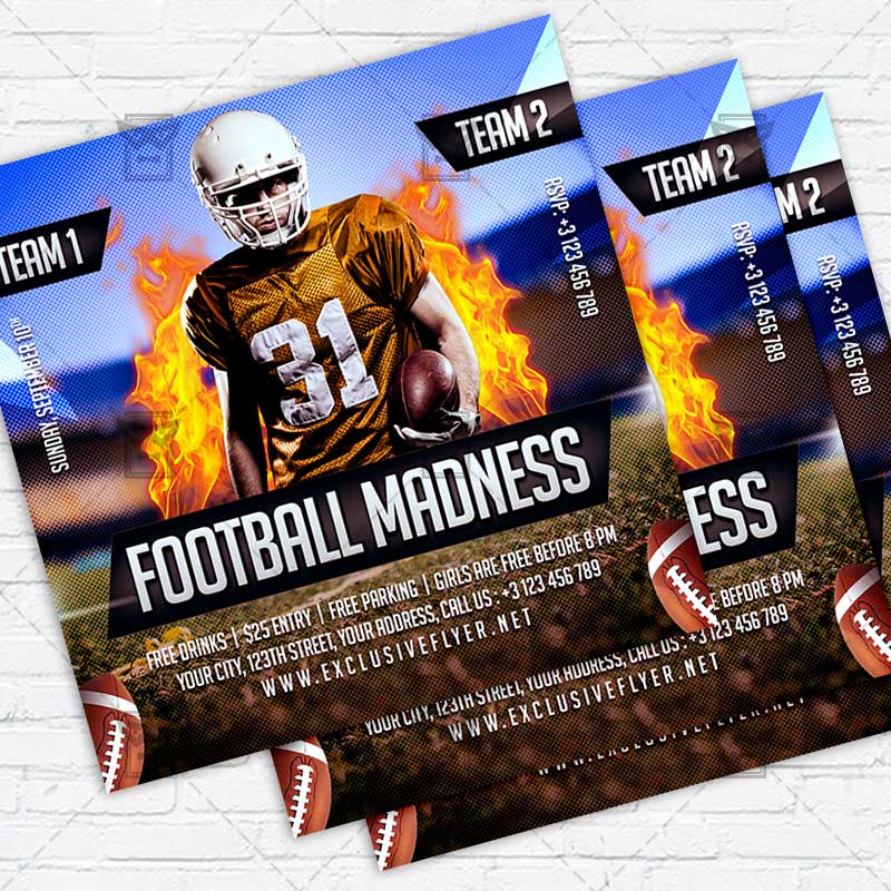 football_madness-premium-instagramflyer-template-1.jpg Football Madness - Flyer PSD Template