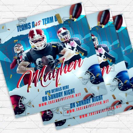 Football Mayhem - Flyer PSD Template