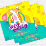 Kids Bday Party - Flyer PSD Template