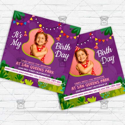 Kids Party - Flyer PSD Template