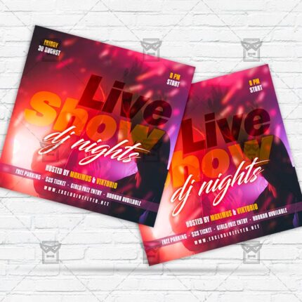 Live Show - Flyer PSD Template