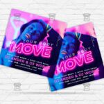 Move Your Body - Flyer PSD Template