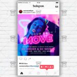 Move Your Body - Flyer PSD Template