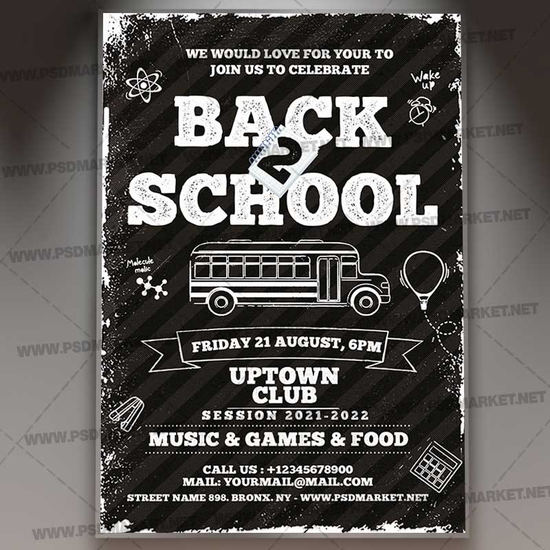 party_back_2_school_template_1.jpg Party Back 2 School Template - Image 1