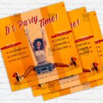Party Time - Flyer PSD Template