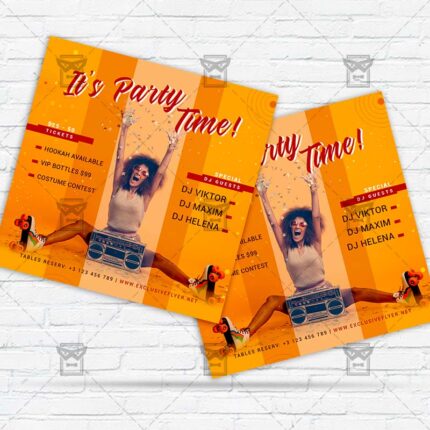Party Time - Flyer PSD Template