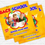 School Again - Flyer PSD Template