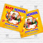 School Again - Flyer PSD Template