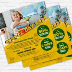 School Day Sale - Flyer PSD Template