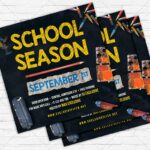 School Season - Flyer PSD Template