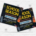 School Season - Flyer PSD Template