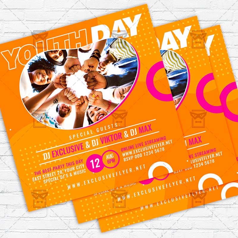 youth_day_celebration-premium-instagramflyer-template-1.jpg Youth Day Celebration - Flyer PSD Template