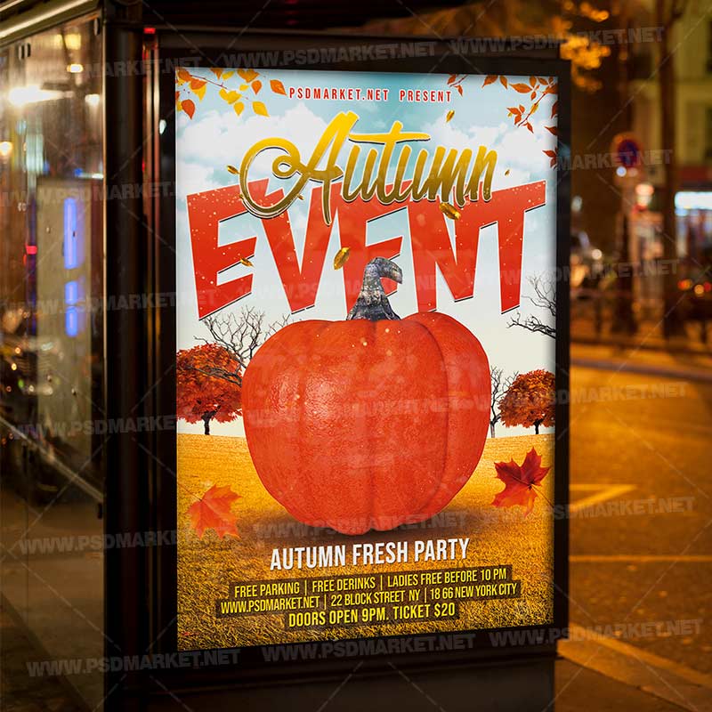 autumn_event_party_template_3.jpg Download Autumn Event Party Template 3