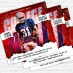 College Football - Flyer PSD Template