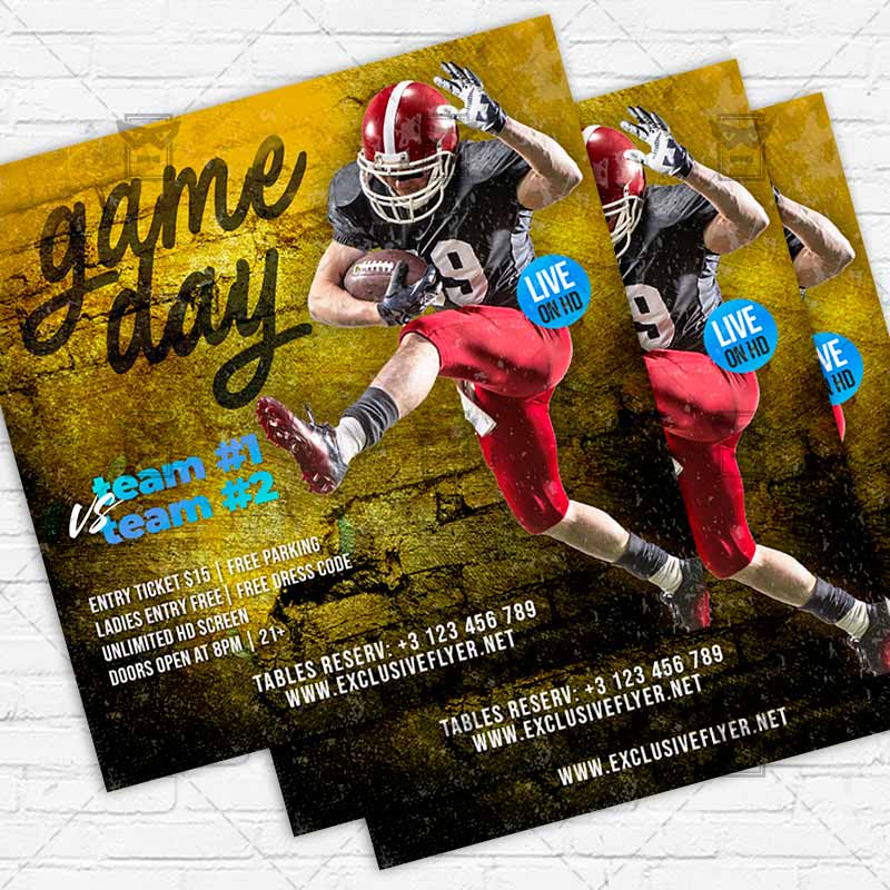 game_day-premium-instagramflyer-template-1.jpg Game Day - Flyer PSD Template