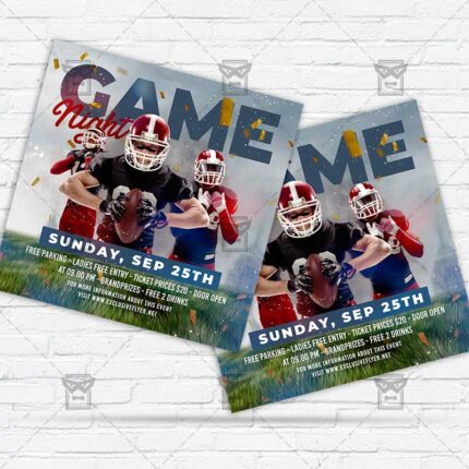 Game Night - Flyer PSD Template