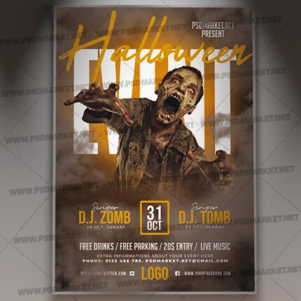 Download Halloween Event Party Template 1