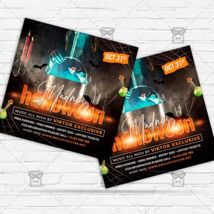Halloween Madness - Flyer PSD Template
