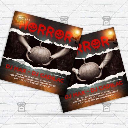Horror Night - Flyer PSD Template
