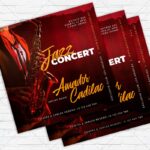 Jazz Concert - Flyer PSD Template