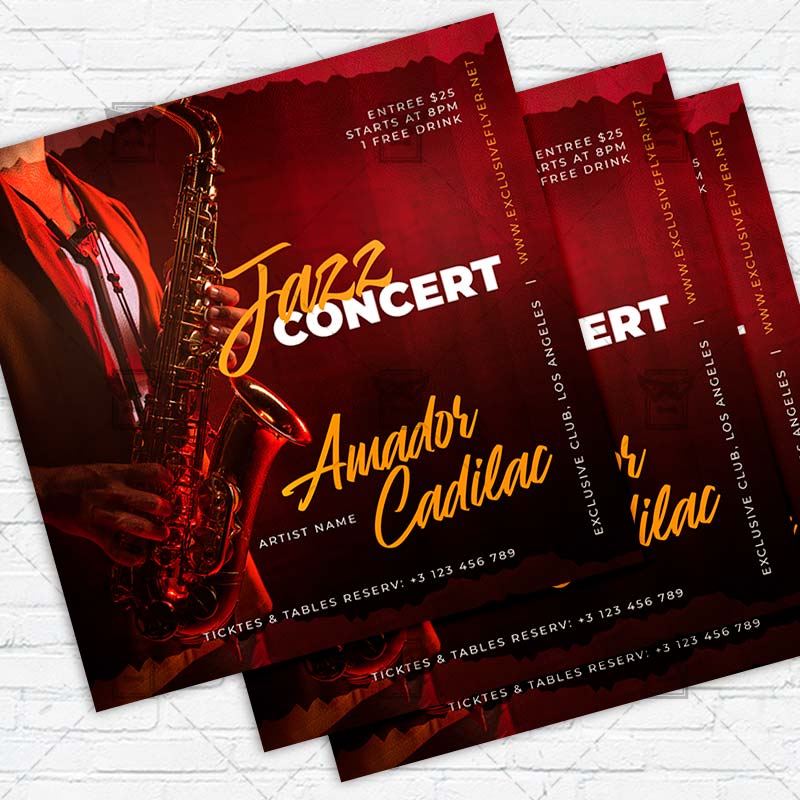 jazz_concert-premium-instagramflyer-template-1.jpg Jazz Concert - Flyer PSD Template