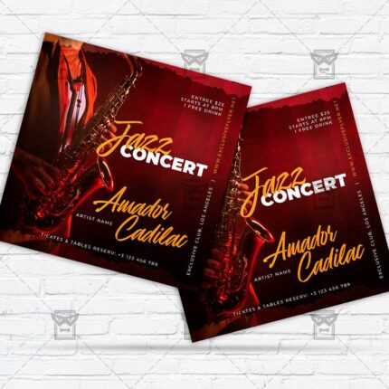 Jazz Concert - Flyer PSD Template