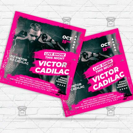 Live Dj Show - Flyer PSD Template