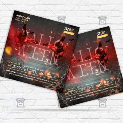 Night Fear - Flyer PSD Template