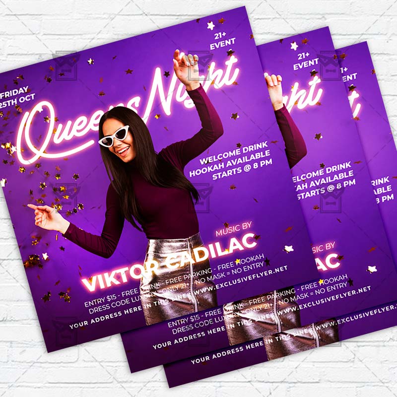 queen_night-premium-instagramflyer-template-1.jpg Queen Night - Flyer PSD Template