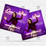 Queen Night - Flyer PSD Template