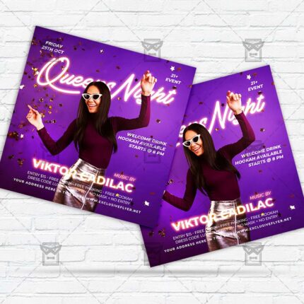 Queen Night - Flyer PSD Template