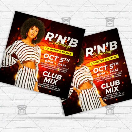 R'n'B' Saturdays - Flyer PSD Template