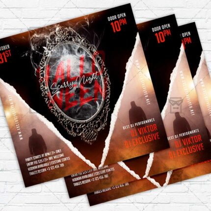 Scarry Night - Flyer PSD Template