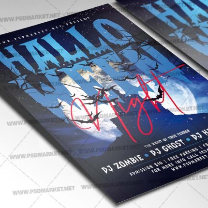 Download Scary Halloween Night Template 2