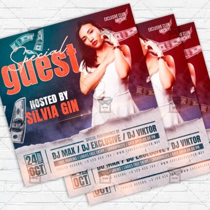 Special Guest Night - Flyer PSD Template