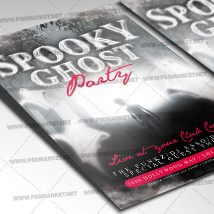 Download Spooky Ghost Template 2