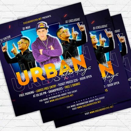 Urban Saturdays - Flyer PSD Template