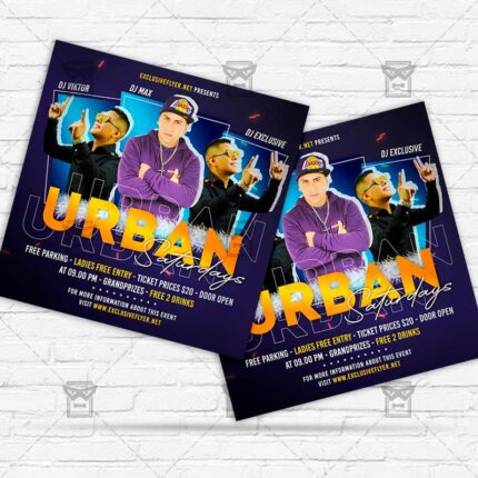 Urban Saturdays - Flyer PSD Template