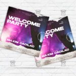 Welcome Night - Flyer PSD Template